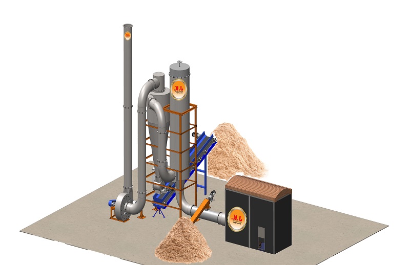 Biomass Sawdust Dryer